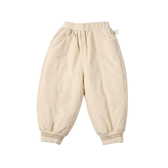 
Xia Sheng [Red-mouthed Geese Down Pants] Fluffy boys and girls water-repellent warm pants for children's trousers winter clothes