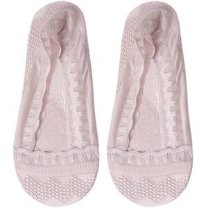 
5 pairs of lace boat socks for women ins trendy summer thin style non-slip and shallow mouth invisible socks for women