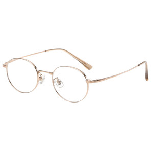 
Ultra-light pure titanium oval small-frame glasses for myopic women, which can be equipped with highly anti-blue light glasses for round faces and gold wire eye frames
