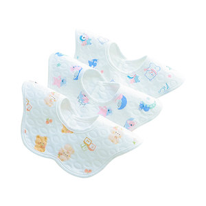 
Baby pure cotton waterproof bib petal newborn saliva towel newborn baby anti-spitting milk men and women spring and autumn four seasons scarf