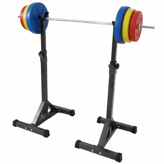 Hongbo Adjustable Squat Rack Weight Bench - Split Design