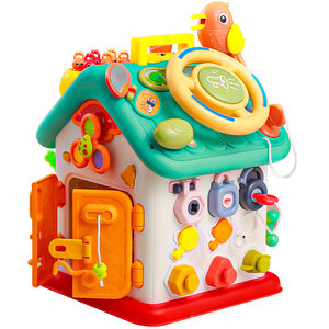 
Montessori early education educational toys busy board busy house fine motor concentration training steering wheel simulated driving