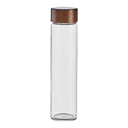 Materialistic life glass coffee beans bottle
