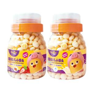 Bidoushi Infant and Toddler Small steamed buns and milk soybeans Children's cravings canned baby supplementary food breakfast biscuits 6 months+