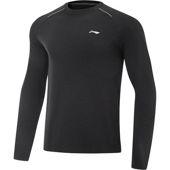 
Li Ning running long-sleeved T-shirt men's official new spring fitness inner clothes outdoor mountaineering tops sportswear