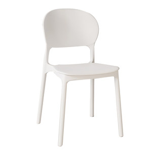 
Plastic chair, home thickened backrest chair, long-term sitting and not tired, modern minimalist dining room, living room dining table, stackable dining chairs