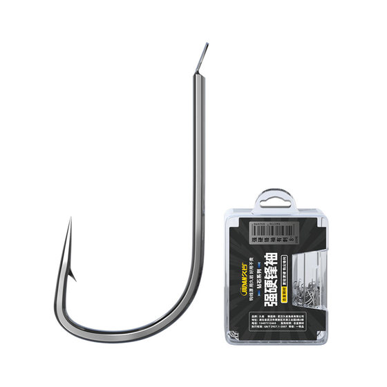 
Jiuyan 100 hard-shoulder sleeve fish hooks bulk genuine black pit competitive sleeve alloy steel crucian carp special sleeve hook