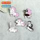 Cartoon animal unicorn series brooch personalized skull mask