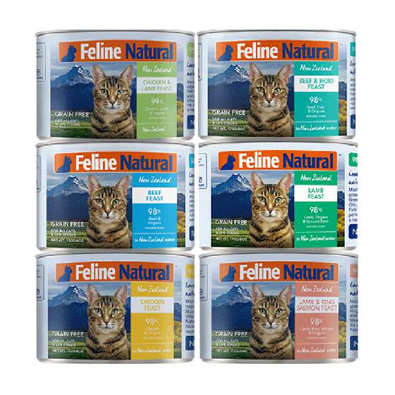 
K9Natural New Zealand imported full-price cat staple food canned grain-free wet food mixed flavor 170g*12 cans