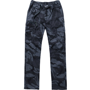 Spring and summer new men's straight multi-pocket camouflage overalls outdoor loose sports trendy cotton casual pants