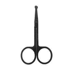 Special nose hair trimmer for men and women, stainless steel round head scissors, nose hair scissors, manual pointed trimmer set