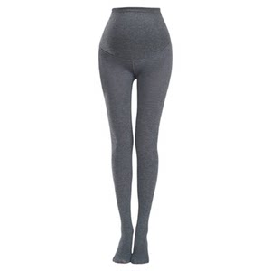 
Cat man pregnant woman gray leggings for women hot leather warm belly pantyhose large size full-pregnancy belly support nine-point pants