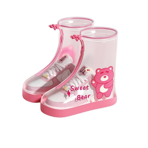 Qian Suo Rain Shoe Set Anti -slip and wear -resistant Thick Children's Water Shoes Foot Set Men's Outdoor Raper Fighting Raper Case outside rainy days
