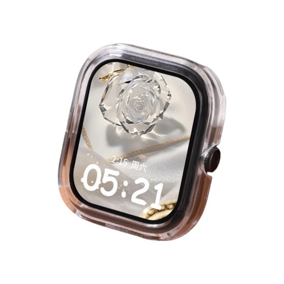 
Suitable for Redmi watch6 watch protective case redmiwatch5 protective case 4 hollow half pack PC watch case smart sports watch four or five representatives with replacement anti-fall frame universal accessories