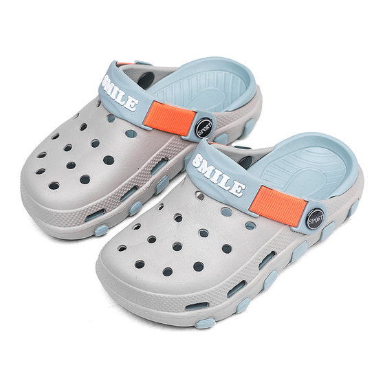 
Boys' hole shoes children's sandals new summer 2025 soft sole non-slip boy beach shoes children medium and big children