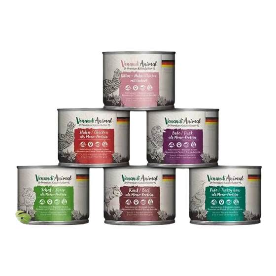
[Seven Seas Standard] German Venandi Staple Food Canned Cat Meal Pack Venandi Hypoallergenic Grain-Free Cat Wet Food 125g