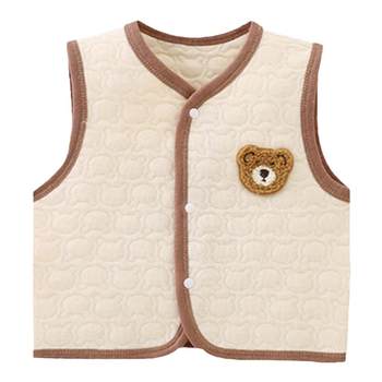 
Jingqi baby vest spring and autumn cotton warm vest