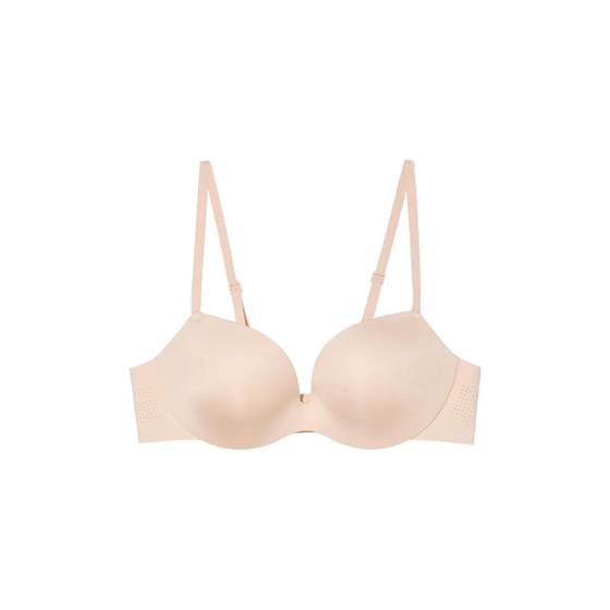 Yu Shuxin's same style ubras push-up round cup small breasts look bigger seamless breast-retracting sling bra for women