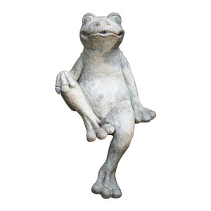 Water mill courtyard landscaping frog fountain balcony fish tank water circulation flow device decoration creative animal small ornaments