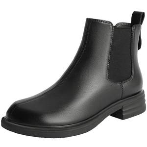 
Belle women's boots new fashion boots thick-soled sheepskin Chelsea boots winter velvet warm short boots B7D1DDD4