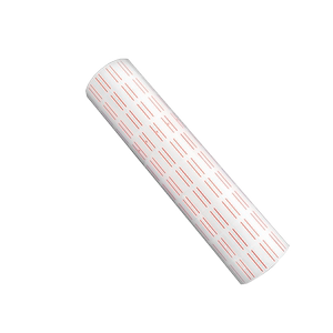 
Price tag coded paper roll supermarket product price tag coder price tag machine price paper ink wheel white red sticker color price paper single row self-adhesive handwriting double row price paper wholesale