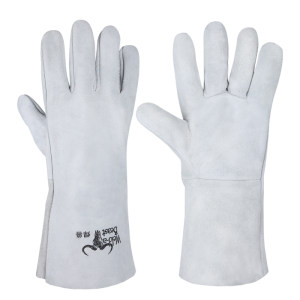 
10 pairs of welding beast full cowhide welding gloves winter thickened welder welding protective supplies high temperature resistant, anti-scalding and soft