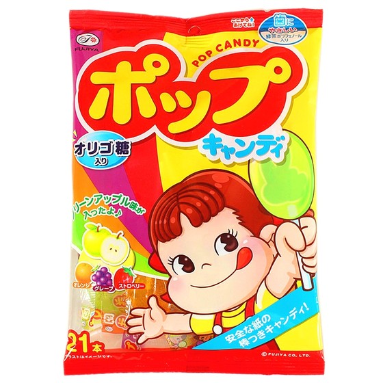 
Japan's Fujiya lollipops fruity flavor, tooth protection children's snacks, baby candy, anti-cavities 20-piece bag