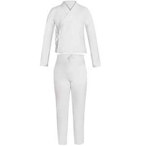 First encounter of Hanfu men's and women's middle clothes, underwear, traditional black and white cross necked pure cotton lining, summer daily pajamas, underskirt