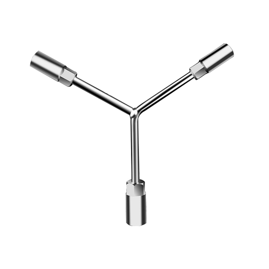 Broad Triple Universal Socket Wrench - Krom Vanadijeva legura čelika