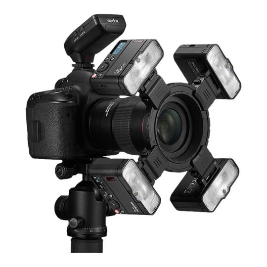 Godox mf12 マクロフラッシュ写真補助光ポータブルカメラフラッシュ 