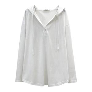 
Nuochu maternity dress blue and white striped blouse ~ thin long-sleeved T-shirt maternity dress summer pullover sunscreen top