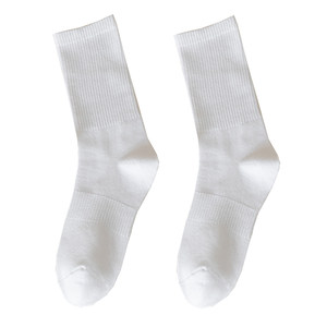 White socks children's socks ins, tide spring and summer white socks, cotton thin socks, black socks, black socks, men's sports socks