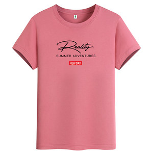 
New summer short-sleeved T-shirt for men round neck pure cotton loose large size youth sports and casual base shirt versatile top T