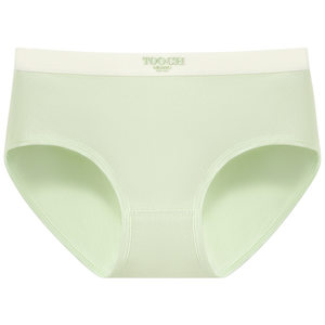 
Underwear girls pure cotton 7a antibacterial cotton extended crotch mid-waist seamless 2026 new young ladies triangle shorts