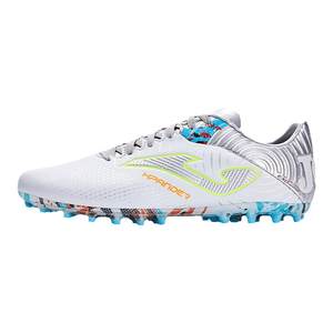 Joma Homer football shoes mg short nail nail art grass adult men's professional competition training ball shoe white silver flying plate shoes
