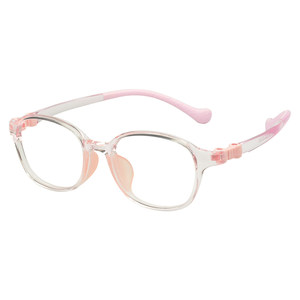 
Ultra-light silicone children's glasses frames can be equipped with astigmatism, high farsightedness, myopia prevention and defocus eye frames for students