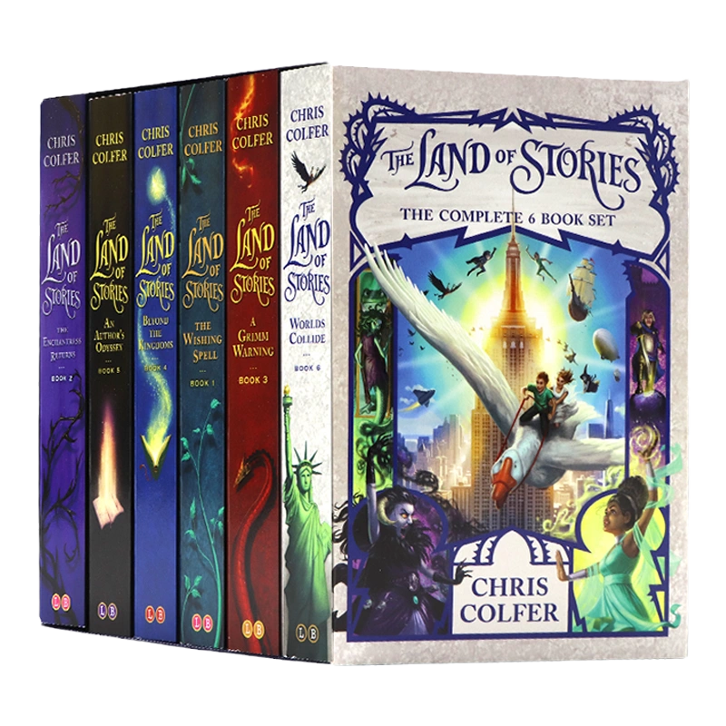 故事之地6册盒装英文原版The Land of Stories 异世界童话之旅1-2-3-4-5