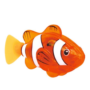 
Baby bathing glowing induction electric small fish playing in the water pet fish swimming fish swimming simulated clown fish toys