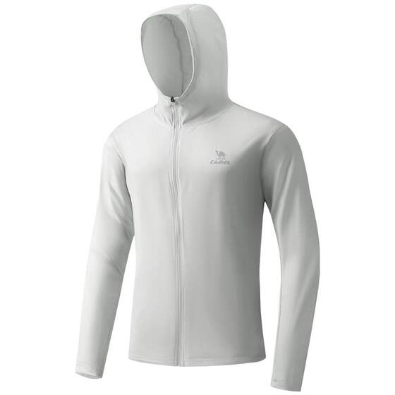 
Camel sports sun protection clothing for men 2026 summer ice-like anti-UV cardigan quick-drying original yarn sun protection clothing thin jacket