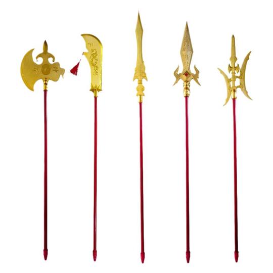 光る伸縮式三国志武器 - 青龍偃月刀 & 関公 - おもちゃ小道具 光る伸縮式三国志武器 - 青龍偃月刀 & 関公 - おもちゃ小道具