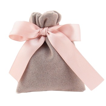 New hair accessories jewelry dustproof custom logo velvet bag