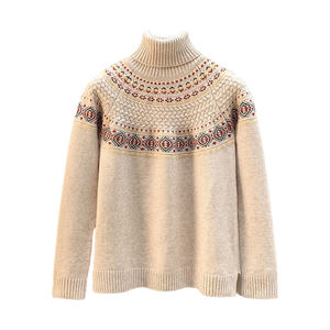 
2026 new autumn and winter turtleneck sweaters for women, loose outer bottoming sweaters for women, tops and pullovers, thickened and warm