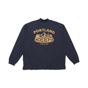
KEEN official men's outdoor HARVEST outdoor leisure half high neck long sleeve T-shirt round neck