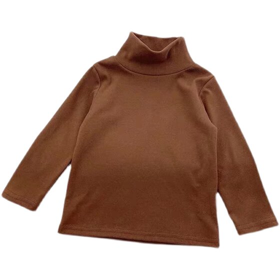 
Children's versatile turtleneck bottoming shirt 2026 autumn and winter new Korean style baby long-sleeved thickened T-shirt for boys and girls sweatshirt