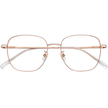 Women's gold wire myopia glasses ultra light titanium