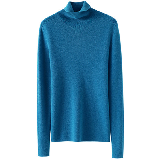 
Monet color ~ turtleneck 100% cashmere sweater women pullover slim cashmere sweater knitted base shirt autumn and winter