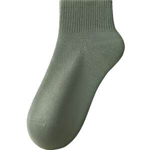 
Socks for men's medium and short tube pure cotton socks 2025 spring antibacterial and sweat-absorbent breathable and anti-odor cotton socks for men's medium tube socks