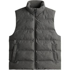 
HM men's vest spring standard hydrophobic cotton outer vest 1227439