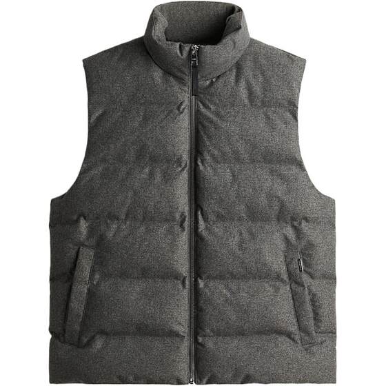 
HM men's vest spring standard hydrophobic cotton outer vest 1227439