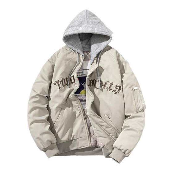 MyES Makino Mori Tide retro jacket male jacket cotton clothes in autumn and winter couples thick warmth work baseball cotton clothing
